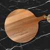 Skyline Serveerplank Rond Baarle-Nassau houten cadeau decoratie relatiegeschenk van WoodWideCities