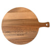 Skyline Serveerplank Rond Bolsward houten cadeau decoratie relatiegeschenk van WoodWideCities