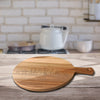 Skyline Serveerplank Rond Charlotte houten cadeau decoratie relatiegeschenk van WoodWideCities