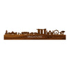 Skyline Singapore Palissander houten cadeau decoratie relatiegeschenk van WoodWideCities