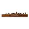 Skyline Sliedrecht Palissander houten cadeau decoratie relatiegeschenk van WoodWideCities