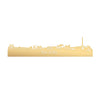 Skyline Ter Apel Metallic Goud gerecycled kunststof cadeau decoratie relatiegeschenk van WoodWideCities