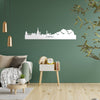 Skyline Torino Wit glanzend gerecycled kunststof cadeau decoratie relatiegeschenk van WoodWideCities