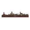 Skyline Urk Noten houten cadeau decoratie relatiegeschenk van WoodWideCities