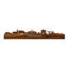 Skyline Veendam Palissander houten cadeau decoratie relatiegeschenk van WoodWideCities