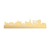 Skyline Wassenaar Metallic Goud gerecycled kunststof cadeau decoratie relatiegeschenk van WoodWideCities