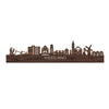 Skyline Westland Noten houten cadeau decoratie relatiegeschenk van WoodWideCities