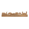 Skyline Willemstad Eiken houten cadeau decoratie relatiegeschenk van WoodWideCities