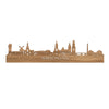 Skyline Winschoten Eiken houten cadeau decoratie relatiegeschenk van WoodWideCities