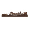 Skyline Winsum Noten houten cadeau decoratie relatiegeschenk van WoodWideCities