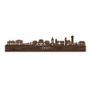 Skyline Zeist Noten houten cadeau decoratie relatiegeschenk van WoodWideCities