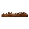 Skyline Zundert Palissander houten cadeau decoratie relatiegeschenk van WoodWideCities