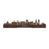 Standing Skyline Aalst Noten houten cadeau decoratie relatiegeschenk van WoodWideCities