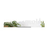 Standing Skyline Alkmaar Spiegel 40 cm houten cadeau decoratie relatiegeschenk van WoodWideCities