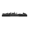 Standing Skyline Baarle-Nassau Zwart houten cadeau decoratie relatiegeschenk van WoodWideCities