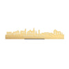 Standing Skyline Baarle-Nassau Metallic Goud gerecycled kunststof cadeau decoratie relatiegeschenk van WoodWideCities