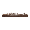 Standing Skyline Baarle-Nassau Noten houten cadeau decoratie relatiegeschenk van WoodWideCities