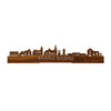 Standing Skyline Baarle-Nassau Palissander houten cadeau decoratie relatiegeschenk van WoodWideCities