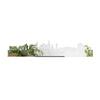 Standing Skyline Baarle-Nassau Spiegel 40 cm houten cadeau decoratie relatiegeschenk van WoodWideCities