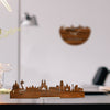 Standing Skyline Barcelona Palissander houten cadeau decoratie relatiegeschenk van WoodWideCities