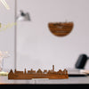 Standing Skyline Bologna Palissander houten cadeau decoratie relatiegeschenk van WoodWideCities