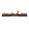 Standing Skyline Boston Noten houten cadeau decoratie relatiegeschenk van WoodWideCities