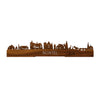 Standing Skyline Boxtel Palissander houten cadeau decoratie relatiegeschenk van WoodWideCities