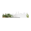 Standing Skyline Brugge Spiegel gerecycled kunststof cadeau decoratie relatiegeschenk van WoodWideCities