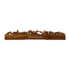 Standing Skyline Brunssum Palissander houten cadeau decoratie relatiegeschenk van WoodWideCities