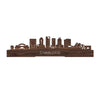 Standing Skyline Charlotte Noten houten cadeau decoratie relatiegeschenk van WoodWideCities