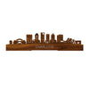 Standing Skyline Charlotte Palissander houten cadeau decoratie relatiegeschenk van WoodWideCities