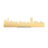 Standing Skyline Dallas Metallic Goud gerecycled kunststof cadeau decoratie relatiegeschenk van WoodWideCities