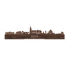 Standing Skyline Echt Noten houten cadeau decoratie relatiegeschenk van WoodWideCities