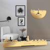 Standing Skyline Eemnes Metallic Goud gerecycled kunststof cadeau decoratie relatiegeschenk van WoodWideCities