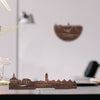 Standing Skyline Eemnes Noten houten cadeau decoratie relatiegeschenk van WoodWideCities