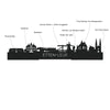 Standing Skyline Etten-Leur Zwart houten cadeau decoratie relatiegeschenk van WoodWideCities