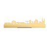 Standing Skyline Etten-Leur Metallic Goud gerecycled kunststof cadeau decoratie relatiegeschenk van WoodWideCities