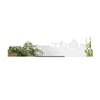 Standing Skyline Etten-Leur Spiegel 40 cm houten cadeau decoratie relatiegeschenk van WoodWideCities