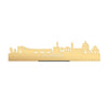 Standing Skyline Florence Metallic Goud gerecycled kunststof cadeau decoratie relatiegeschenk van WoodWideCities