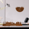 Standing Skyline Franeker Palissander houten cadeau decoratie relatiegeschenk van WoodWideCities