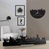 Standing Skyline Geertruidenberg Zwart glanzend gerecycled kunststof cadeau decoratie relatiegeschenk van WoodWideCities