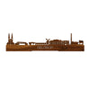 Standing Skyline Geldrop Palissander houten cadeau decoratie relatiegeschenk van WoodWideCities