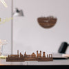 Standing Skyline Geleen Noten houten cadeau decoratie relatiegeschenk van WoodWideCities