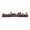 Standing Skyline Gorinchem Noten houten cadeau decoratie relatiegeschenk van WoodWideCities