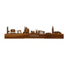 Standing Skyline Haren Palissander houten cadeau decoratie relatiegeschenk van WoodWideCities