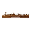 Standing Skyline Heemstede Palissander houten cadeau decoratie relatiegeschenk van WoodWideCities