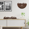 Standing Skyline Heerde Noten houten cadeau decoratie relatiegeschenk van WoodWideCities