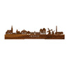 Standing Skyline Heerde Palissander houten cadeau decoratie relatiegeschenk van WoodWideCities