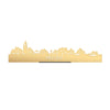 Standing Skyline Helden Metallic Goud gerecycled kunststof cadeau decoratie relatiegeschenk van WoodWideCities