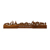 Standing Skyline Hoofddorp Palissander houten cadeau decoratie relatiegeschenk van WoodWideCities